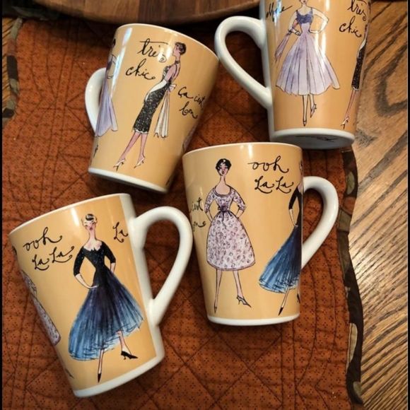 SOLD Rosanna Fashion Ooh La La Desert China & Mug Set - Picture 8 of 9